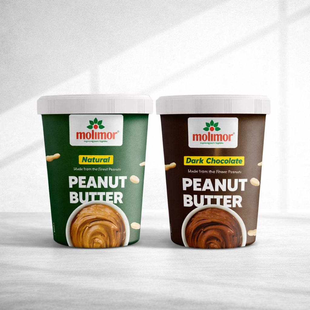 Chocolate & Natural Peanut Butter 500g Duo