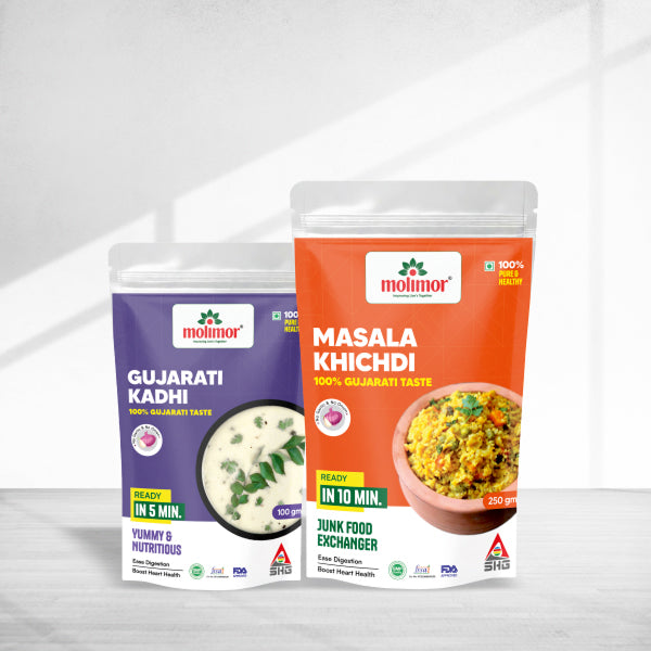 Gujarati Kadhi & Masala Khichdi | Combo