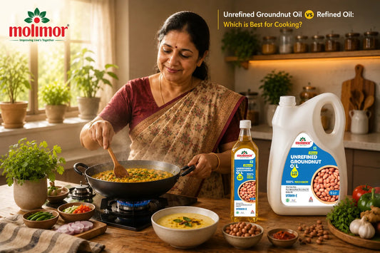 Unrefined Groundnut Oil vs Refined Oil: Which is Best for Cooking?