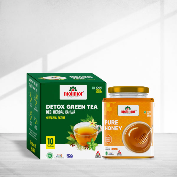 Detox Tea & Pure Honey 250g | Combo