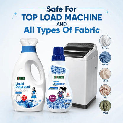 Fabric conditioner 500ml & Top Load Liquid Detergent 1ltr | Crazy Deals