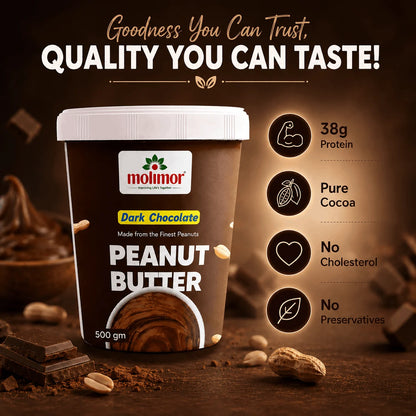 Dark Chocolate Peanut Butter Creamy 500g | 38g Protein