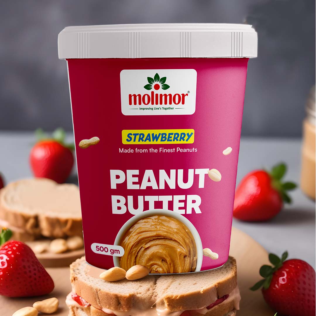 Creamy Strawberry Peanut Butter 500g