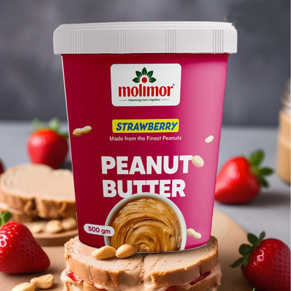 Creamy Strawberry Peanut Butter 500g