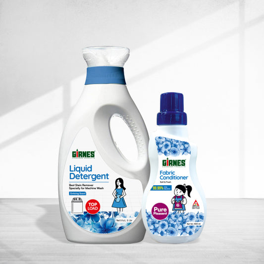 Top Load Liquid Detergent 5ltr & Fabric Conditioner 500ml | Combo