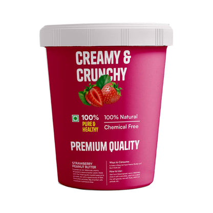 Creamy Strawberry Peanut Butter 500g